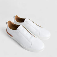 Formales Men's Leather Sneaker FM2025-826 White FK56