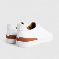 Formales Men's Leather Sneaker FM2025-826 White FK56