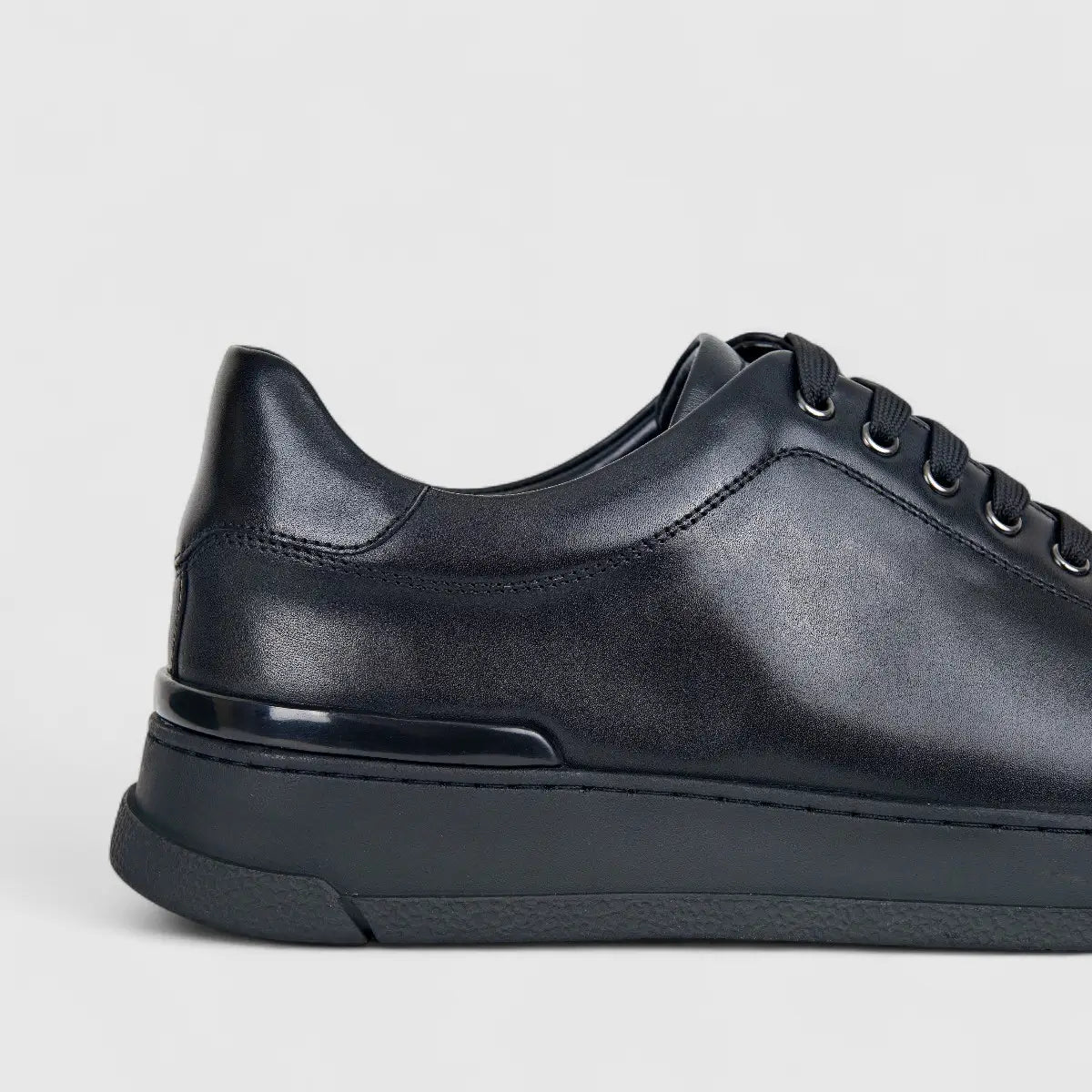 Formales Men's Leather Sneaker FM2025-848 Black FK19