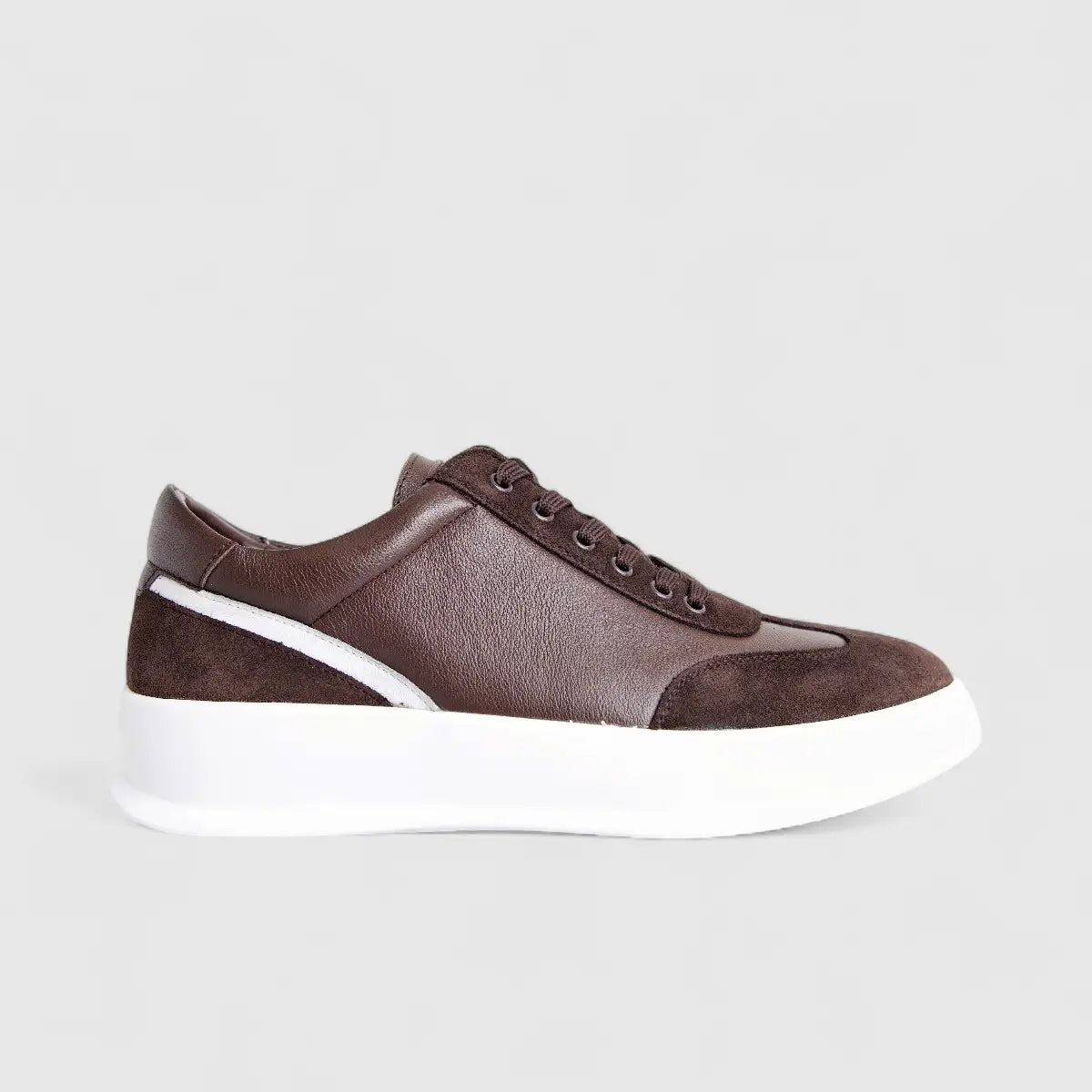 Formales Men's Leather Sneaker FM23818-19 Coffee FK52