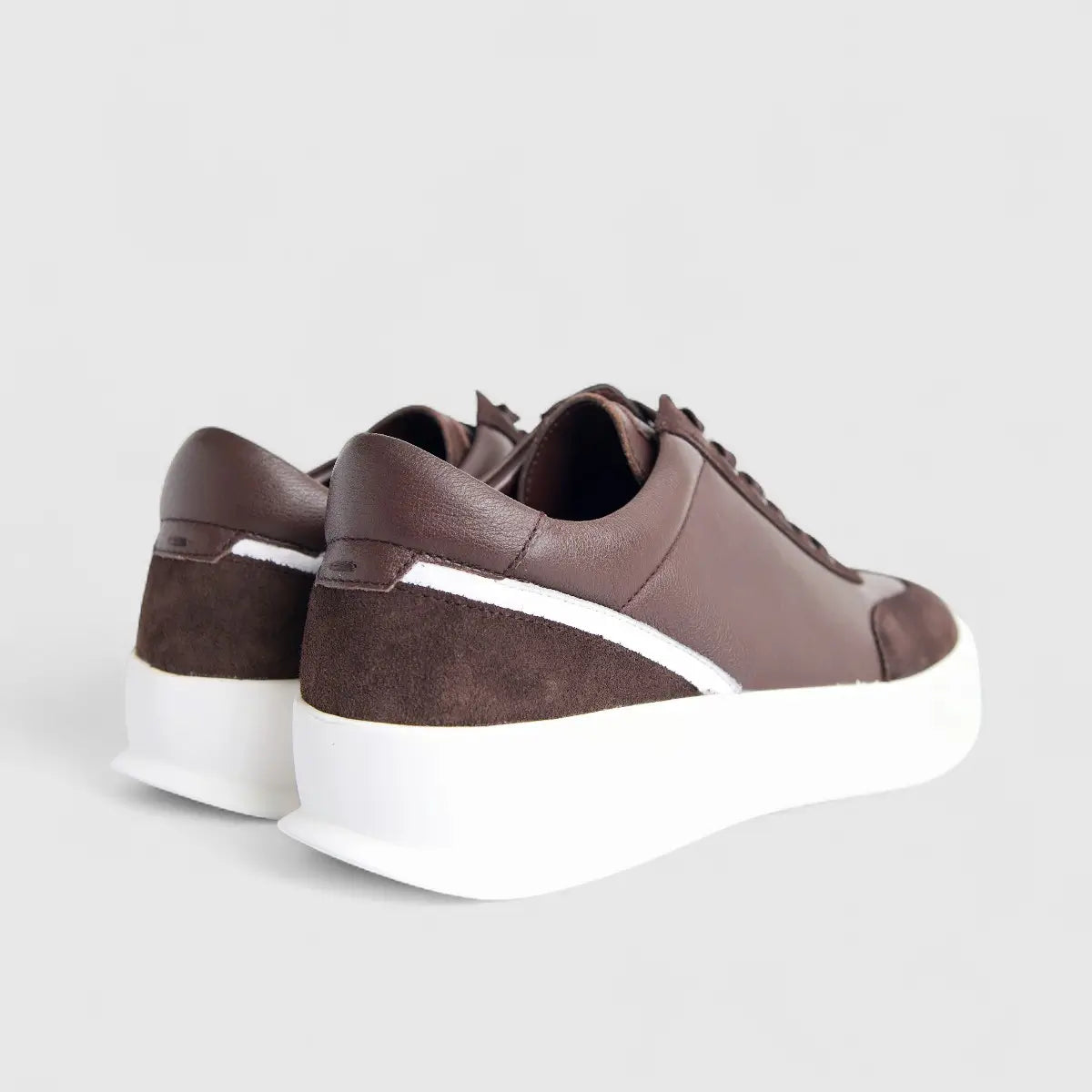 Formales Men's Leather Sneaker FM23818-19 Coffee FK52