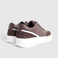 Formales Men's Leather Sneaker FM23818-19 Coffee FK52