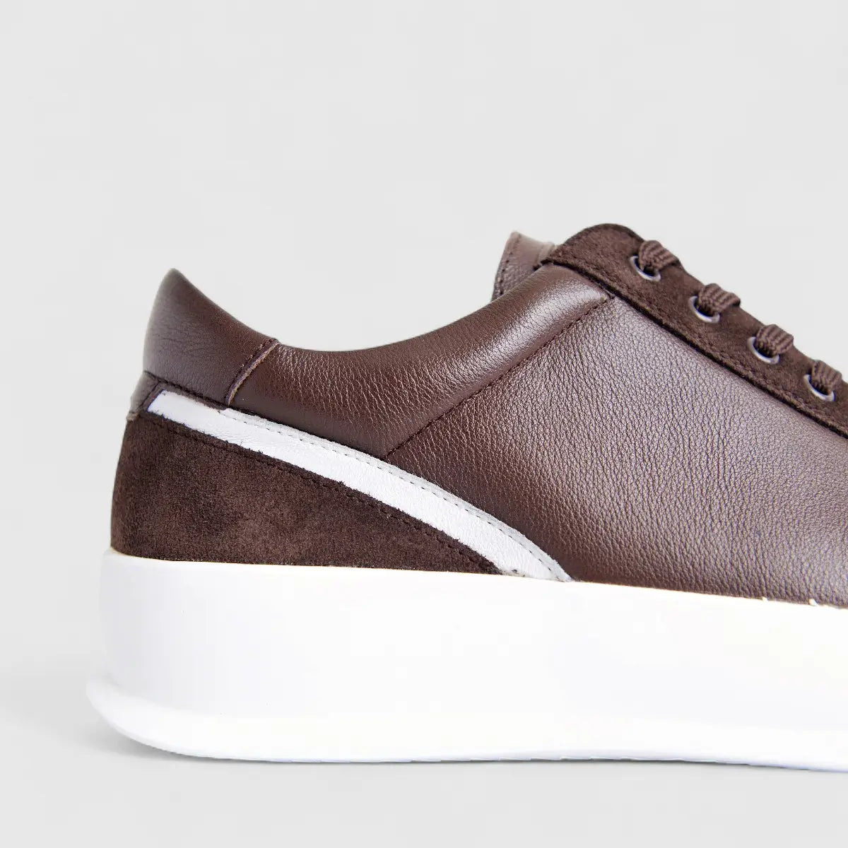 Formales Men's Leather Sneaker FM23818-19 Coffee FK52