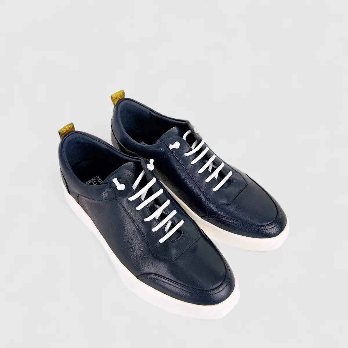Formales Mens Leather Sneaker FM23818-20 Navy FK21
