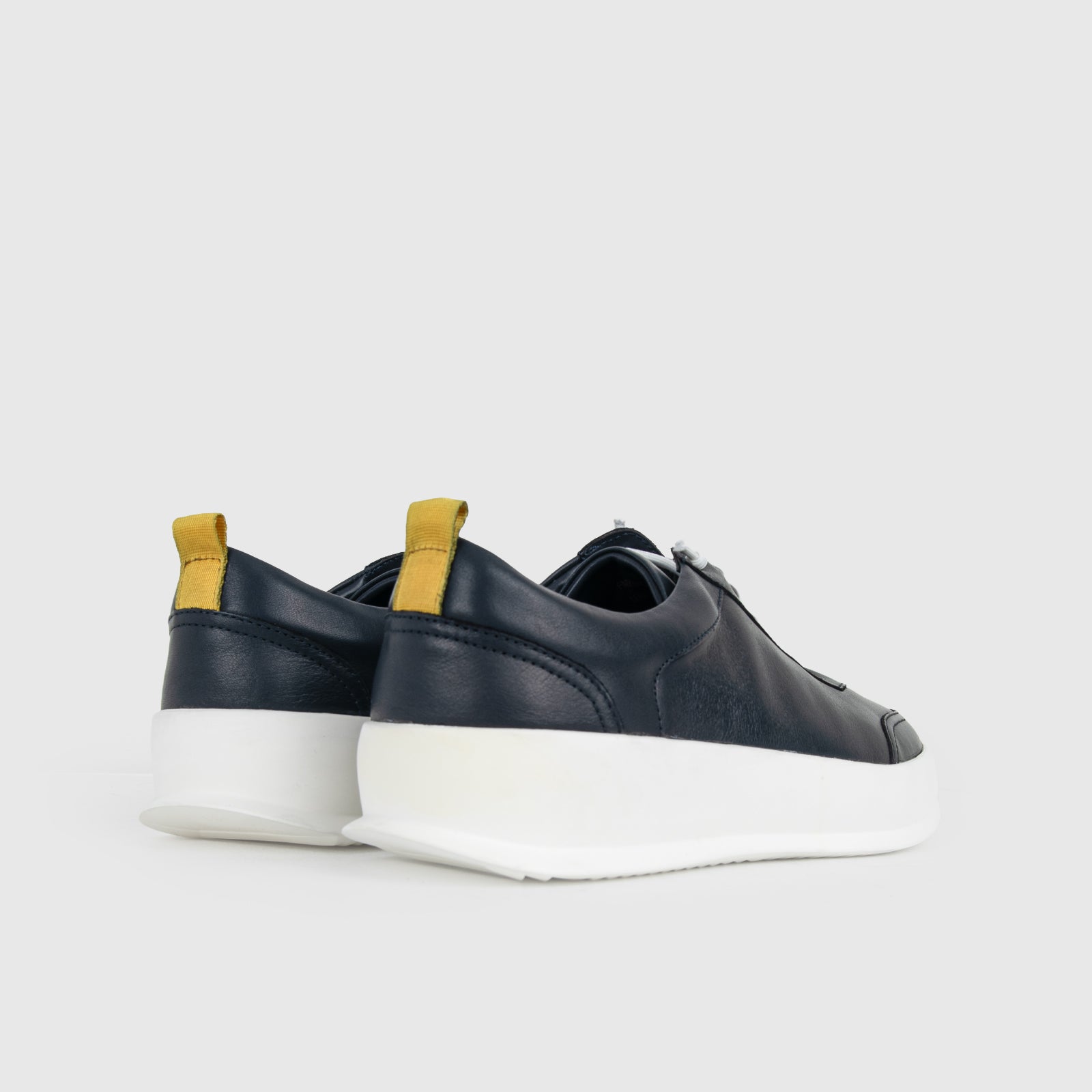 Formales Mens Leather Sneaker FM23818-20 Navy FK21