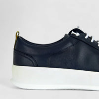 Formales Mens Leather Sneaker FM23818-20 Navy FK21