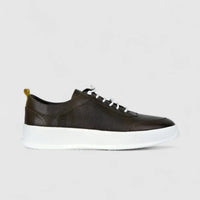 Formales Mens Leather Sneaker FM23818-20 Olive FK22