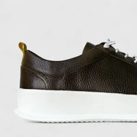 Formales Mens Leather Sneaker FM23818-20 Olive FK22
