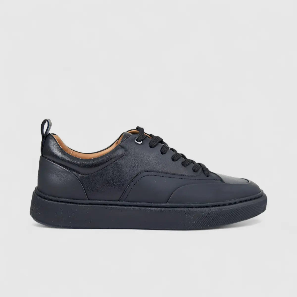 Formales Men's Leather Sneaker FY266007 Black FD16
