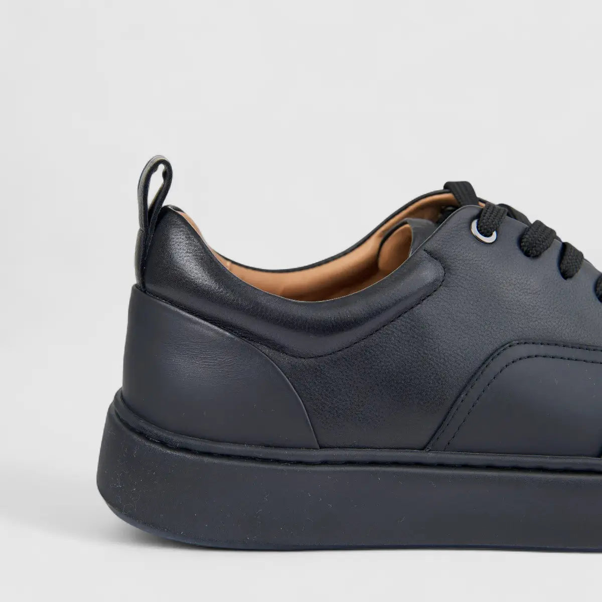 Formales Men's Leather Sneaker FY266007 Black FD16
