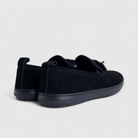 Formales Men's Suede Loafer FM2025-823 Black Suede FK48