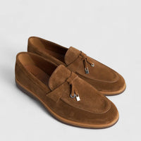 Formales Men's Suede Loafer FM2025-824 Brown Suede FK49