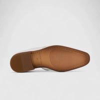 Formales Slip On Open Back White AS2302 Loafers | familyshoecentre