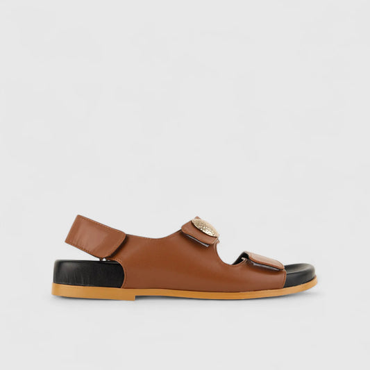 Bulbul Ladies Comfort Sandal CAR-004 Camel