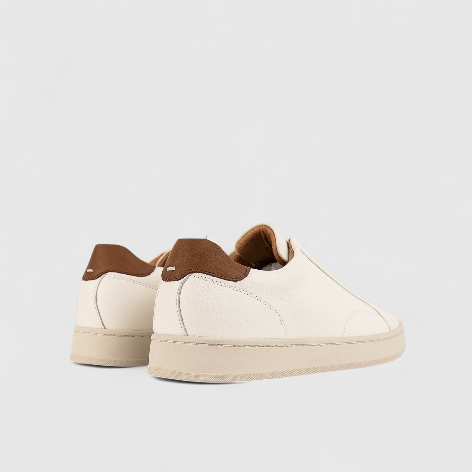 Florsheim Men's Sneaker Monopoli Elastic 14457A/113 Cream  FT31