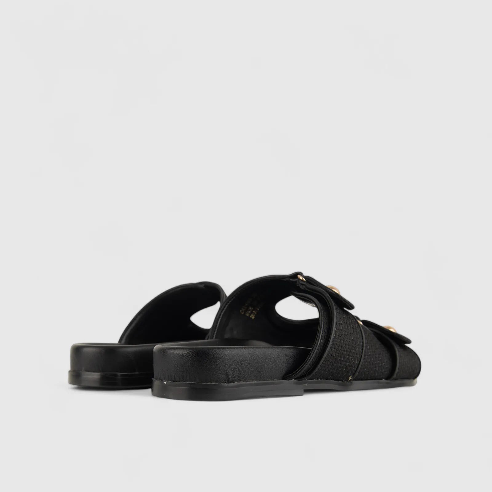 Bulbul Ladies Comfort Sandal CAR-003 Black