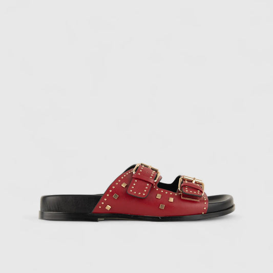 Bulbul Ladies Comfort Sandal CAR-005 Red