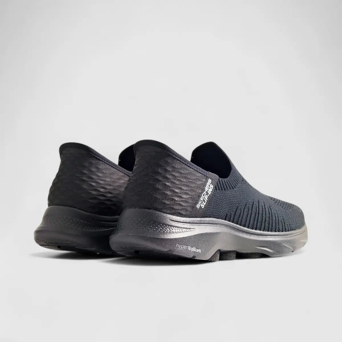 Go Walk 7 Comfort Slip Ons 216552 Black Sneakers | familyshoecentre