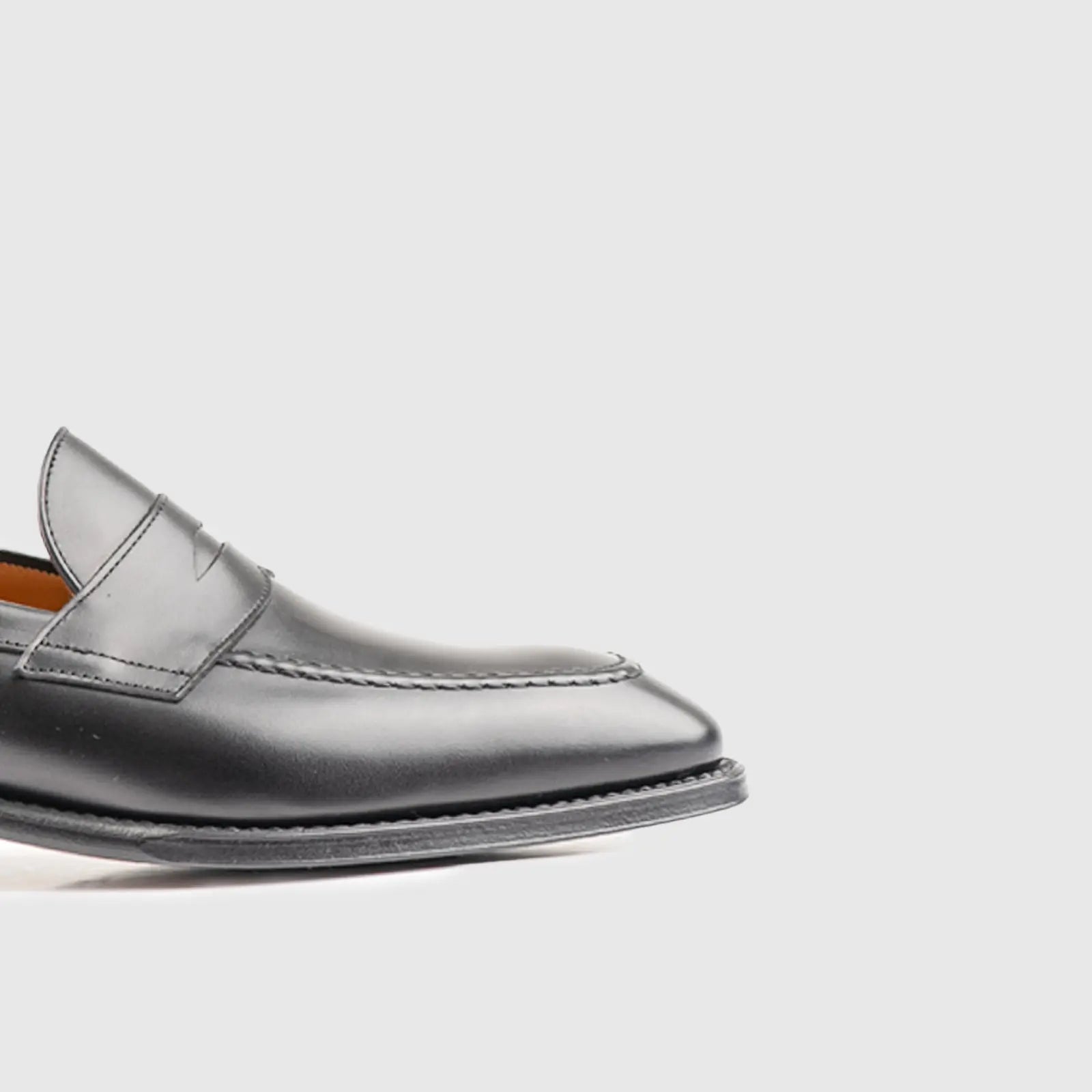 Goodyear Welt Penny Dress Loafer 5461 Black Loafers | familyshoecentre