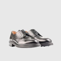 Goodyear Welt Split Toe Derby Lace Up Shoe 5230 Black Oxfords | familyshoecentre
