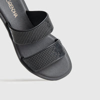 Grendha Buriti Icone Slide Black 18694 Sandals | familyshoecentre