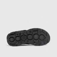 Harvie Comfort Strap Sandal Black 00877 Sandals | familyshoecentre