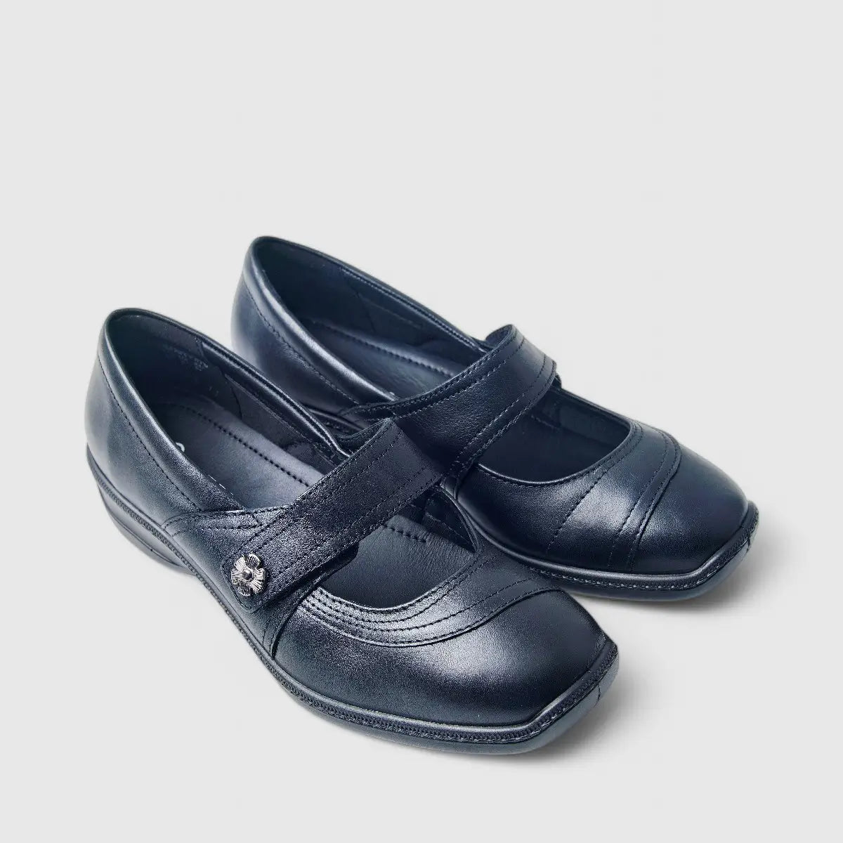 Hotter Charity Slip On Comfort Shoe Black Sneakers | familyshoecentre