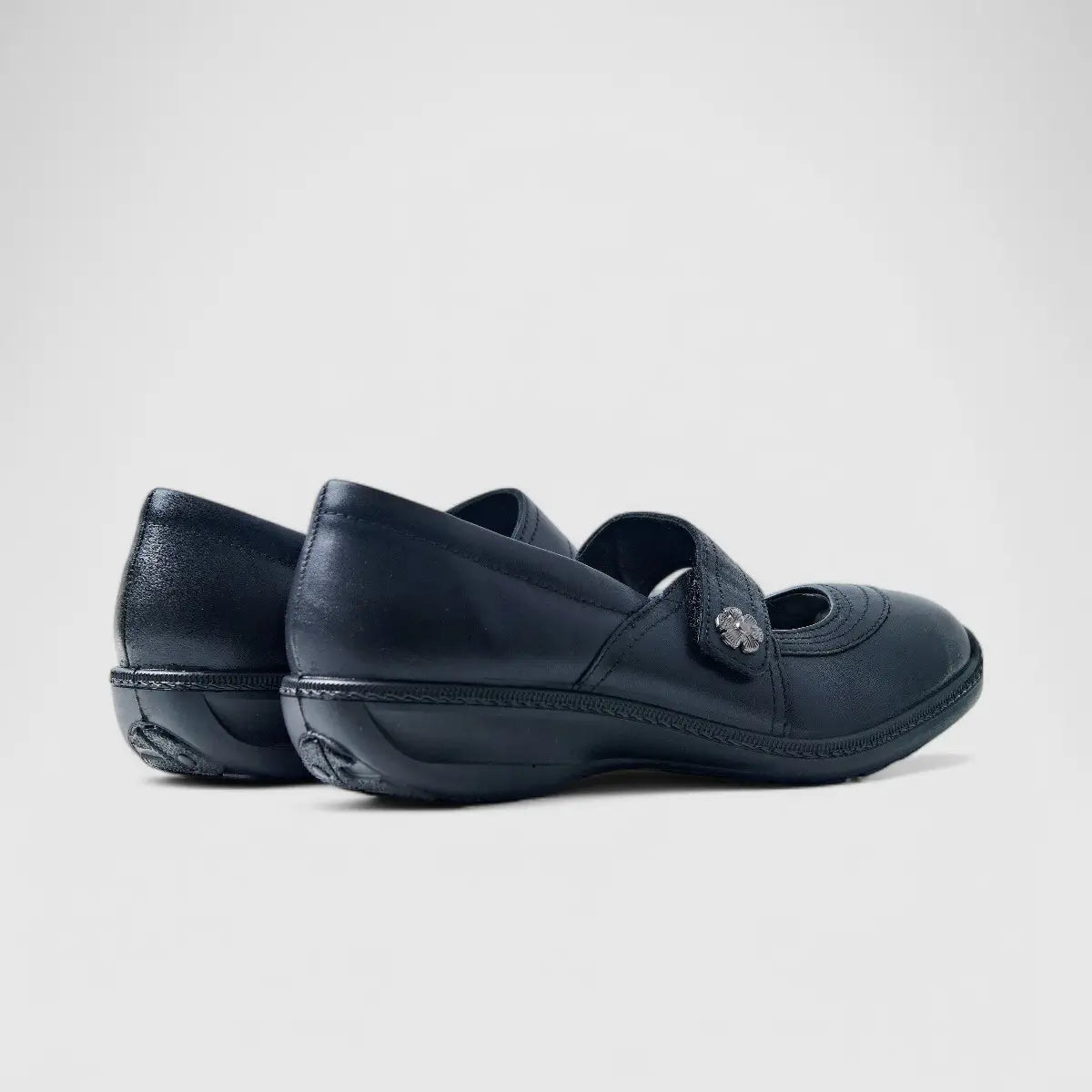 Hotter Charity Slip On Comfort Shoe Black Sneakers | familyshoecentre