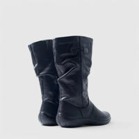 Hotter Derrymore Comfort Boot Black Boots | familyshoecentre