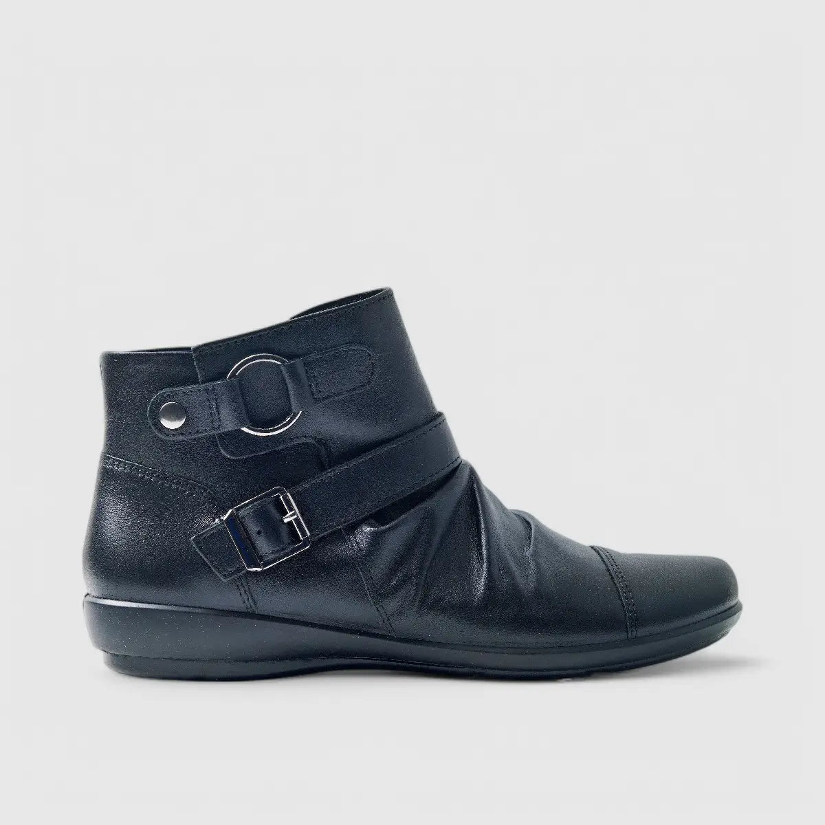 Hotter Hampstead Comfort Boot Black Boots | familyshoecentre