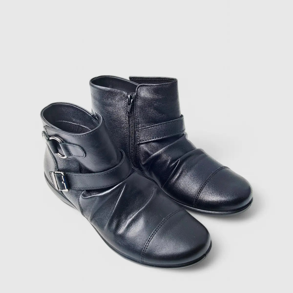 Hotter Hampstead Comfort Boot Black Boots | familyshoecentre