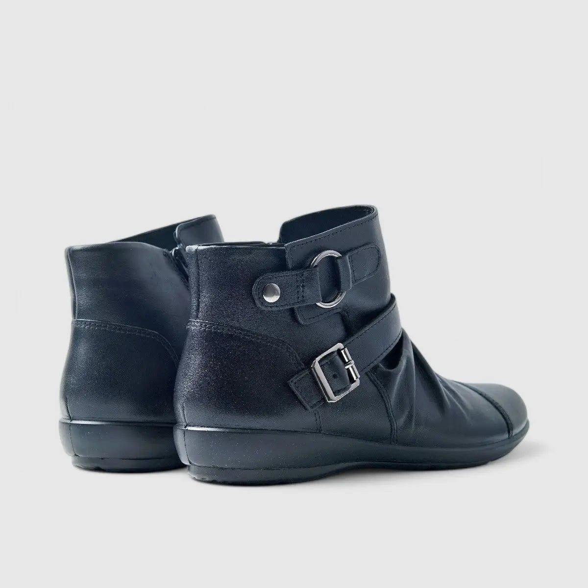 Hotter Hampstead Comfort Boot Black Boots | familyshoecentre
