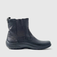 Hotter Kendal Comfort Boot Black Boots | familyshoecentre