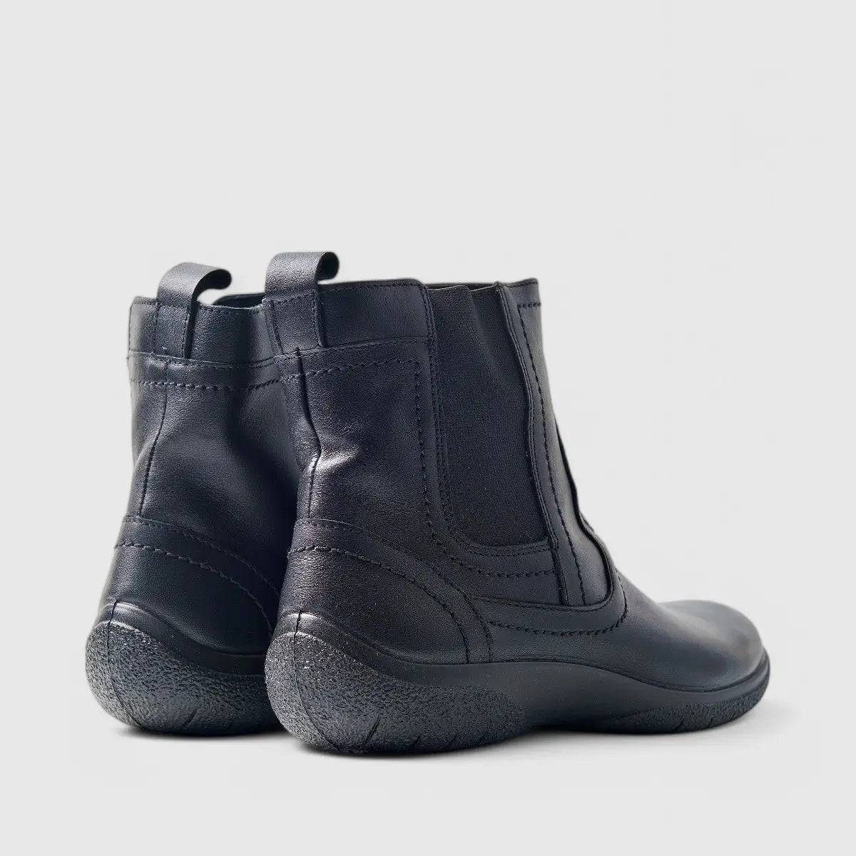 Hotter Kendal Comfort Boot Black Boots | familyshoecentre