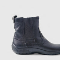 Hotter Kendal Comfort Boot Black Boots | familyshoecentre