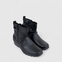 Hotter Ladies Comfort Ankle Boot Milton Black HB26