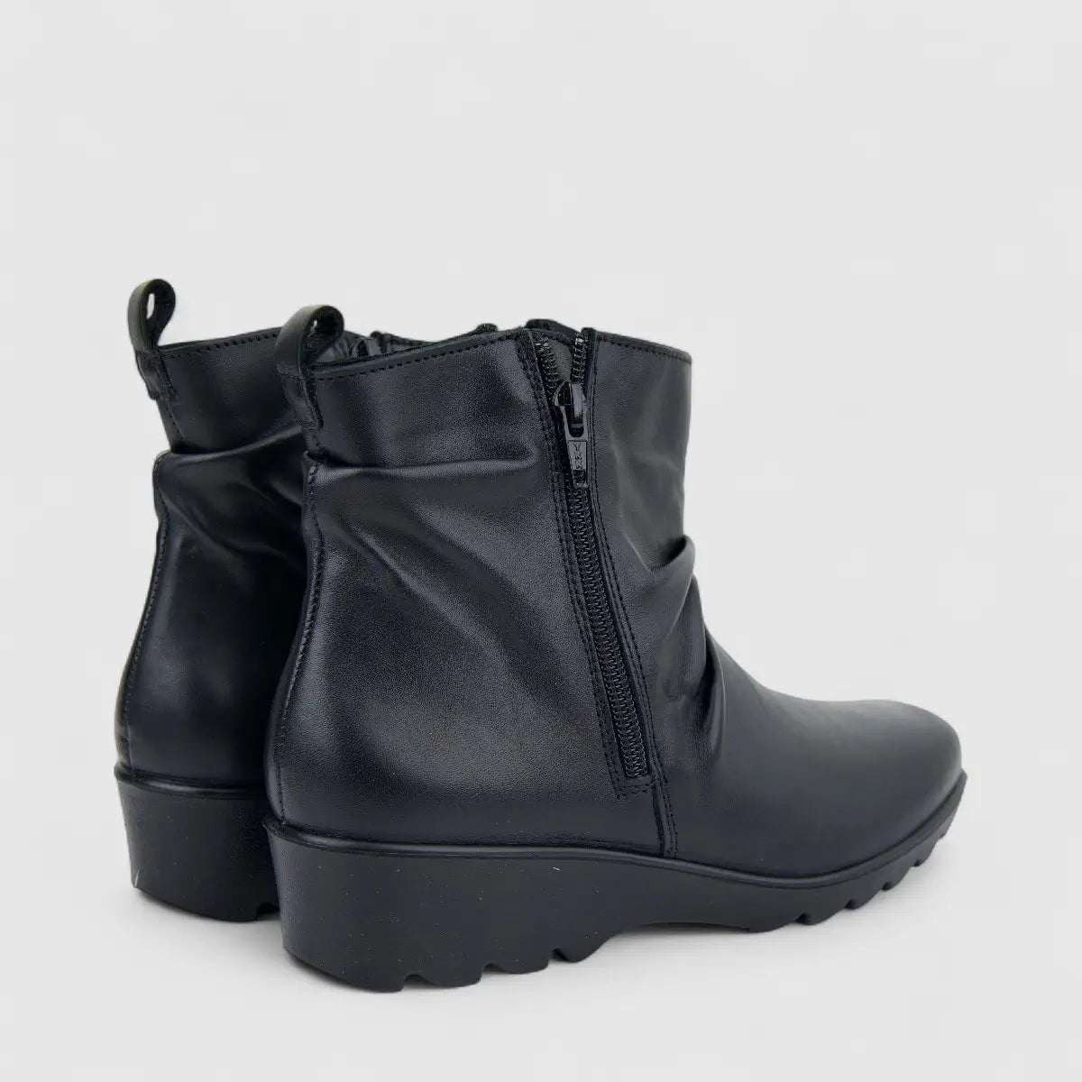 Hotter Ladies Comfort Ankle Boot Milton Black HB26