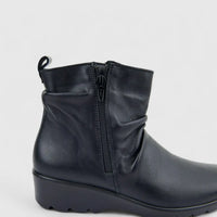 Hotter Ladies Comfort Ankle Boot Milton Black HB26