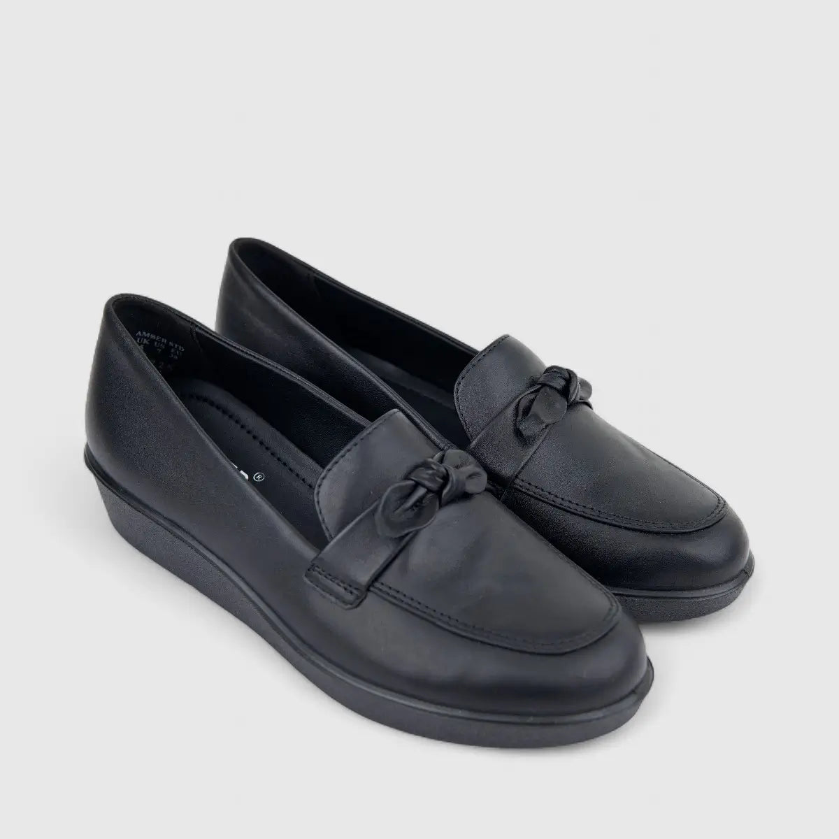Hotter Ladies Comfort Loafer Amber Black HT86
