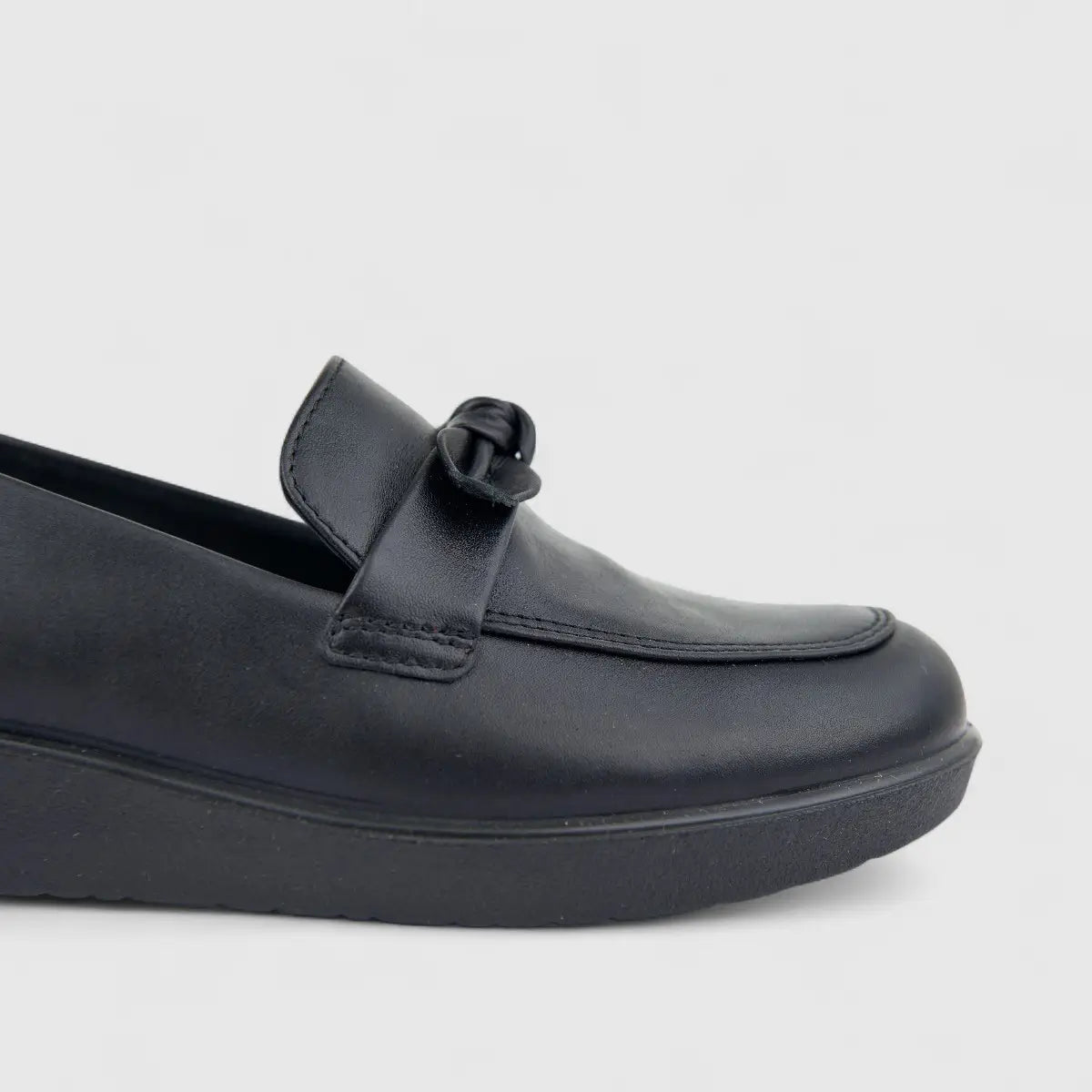 Hotter Ladies Comfort Loafer Amber Black HT86