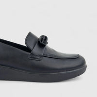 Hotter Ladies Comfort Loafer Amber Black HT86
