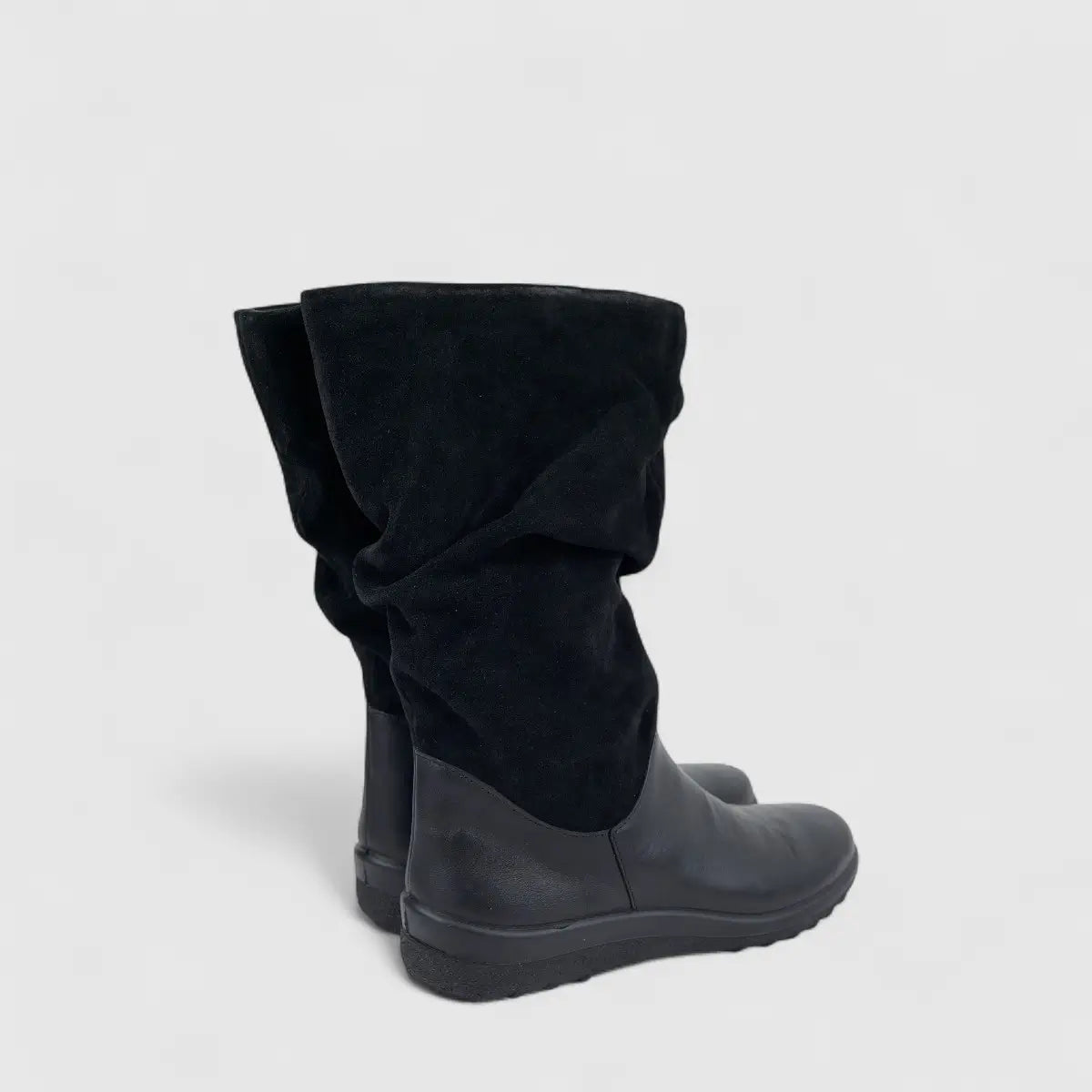 Hotter Ladies Comfort Long Boot Mystery Black HB29