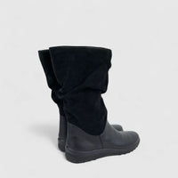 Hotter Ladies Comfort Long Boot Mystery Black HB29
