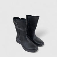 Hotter Ladies Comfort Mid Calf Boot Frontier Waterproof Black HB27