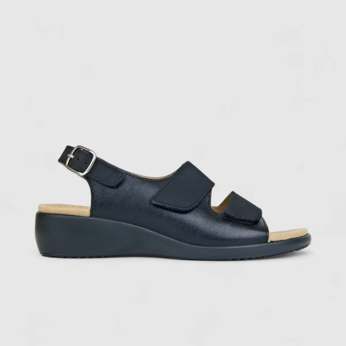 Hotter Ladies Comfort Sandal Easy 2 Black HT118