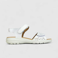 Hotter Ladies Comfort Sandal Leah 2 White HT83