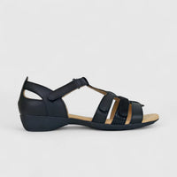 Hotter Ladies Comfort Sandal Solei Black HT75