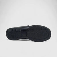 Hotter Ladies Comfort Shoe With Double Velcro Leap Wide Fit (EXF) Black HT94