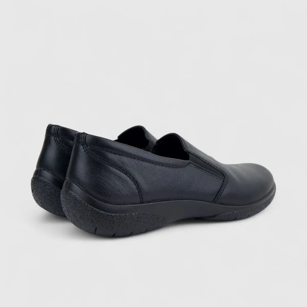 Hotter Ladies Comfort Slip On Shoe Glove Black HT88
