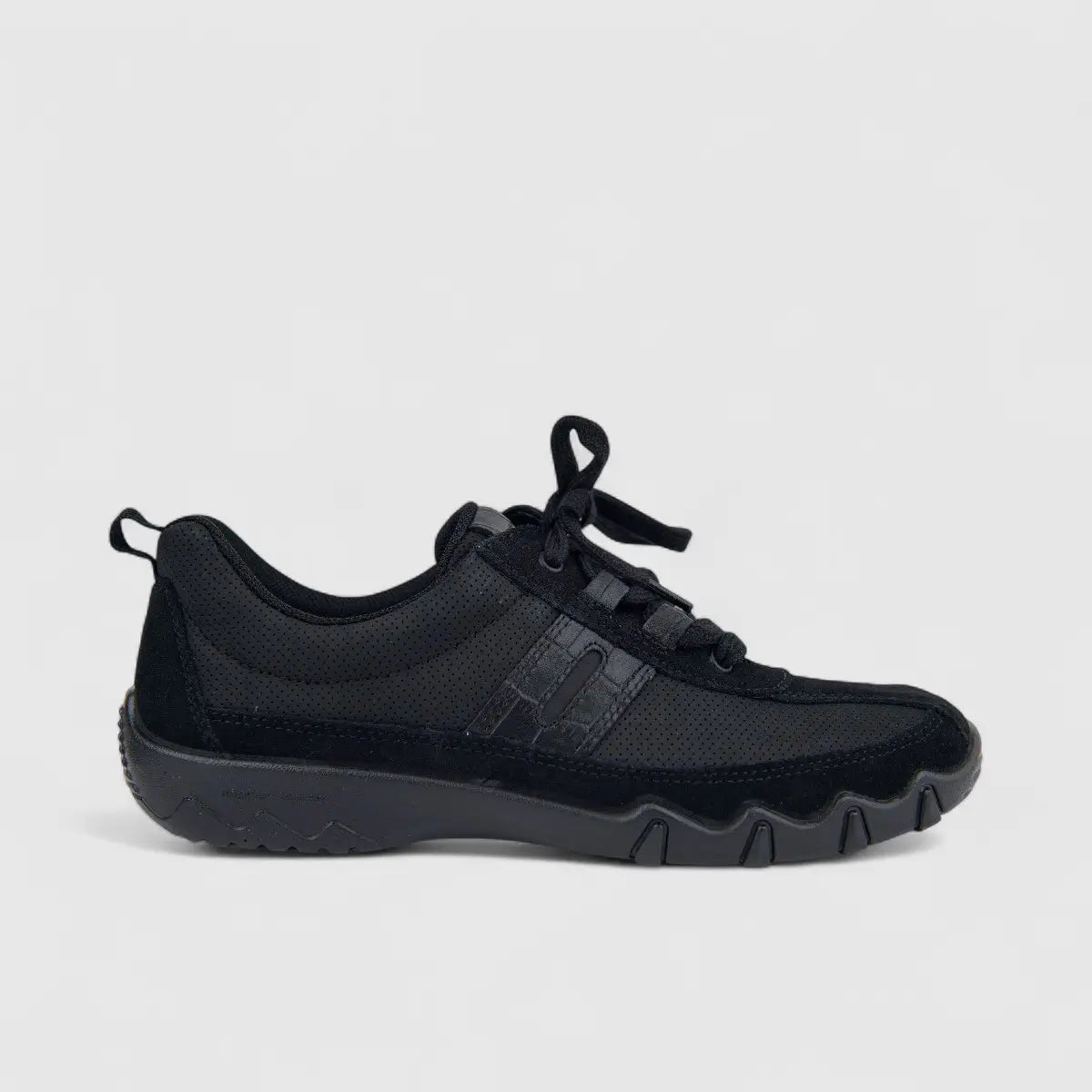 Hotter Ladies Comfort Sneaker Leanne Black HT87